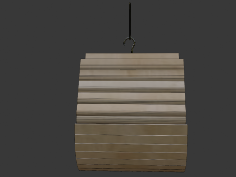 Wooden Birdhouse Modelo 3D