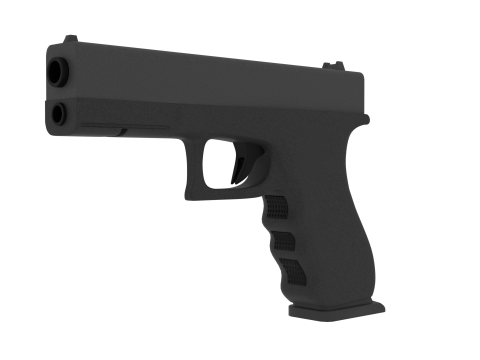 Modern pistol Modelo 3D
