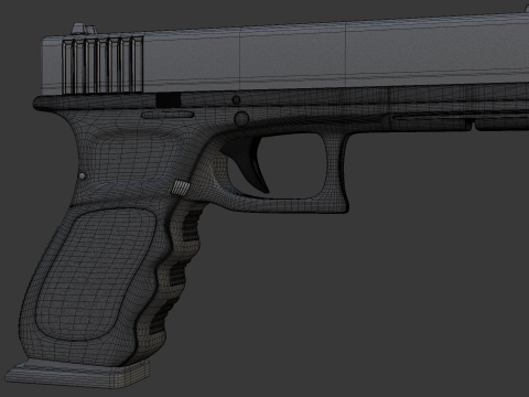 Modern pistol Modelo 3D