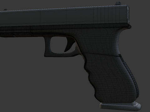 Modern pistol Modelo 3D