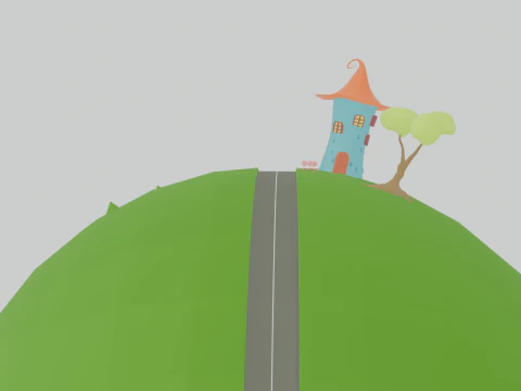 Earth green stylized 3D Model