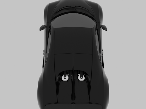 BUGATTI chiron - sport car 3D Модель