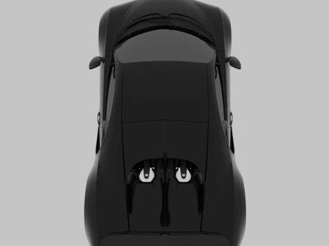 BUGATTI chiron - sport car 3D Model
