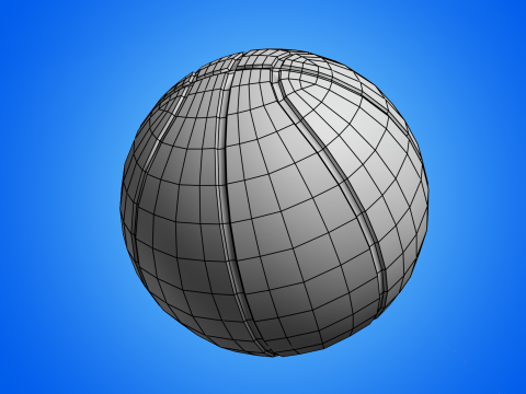 Basketball Court in Urban City 3D Модель