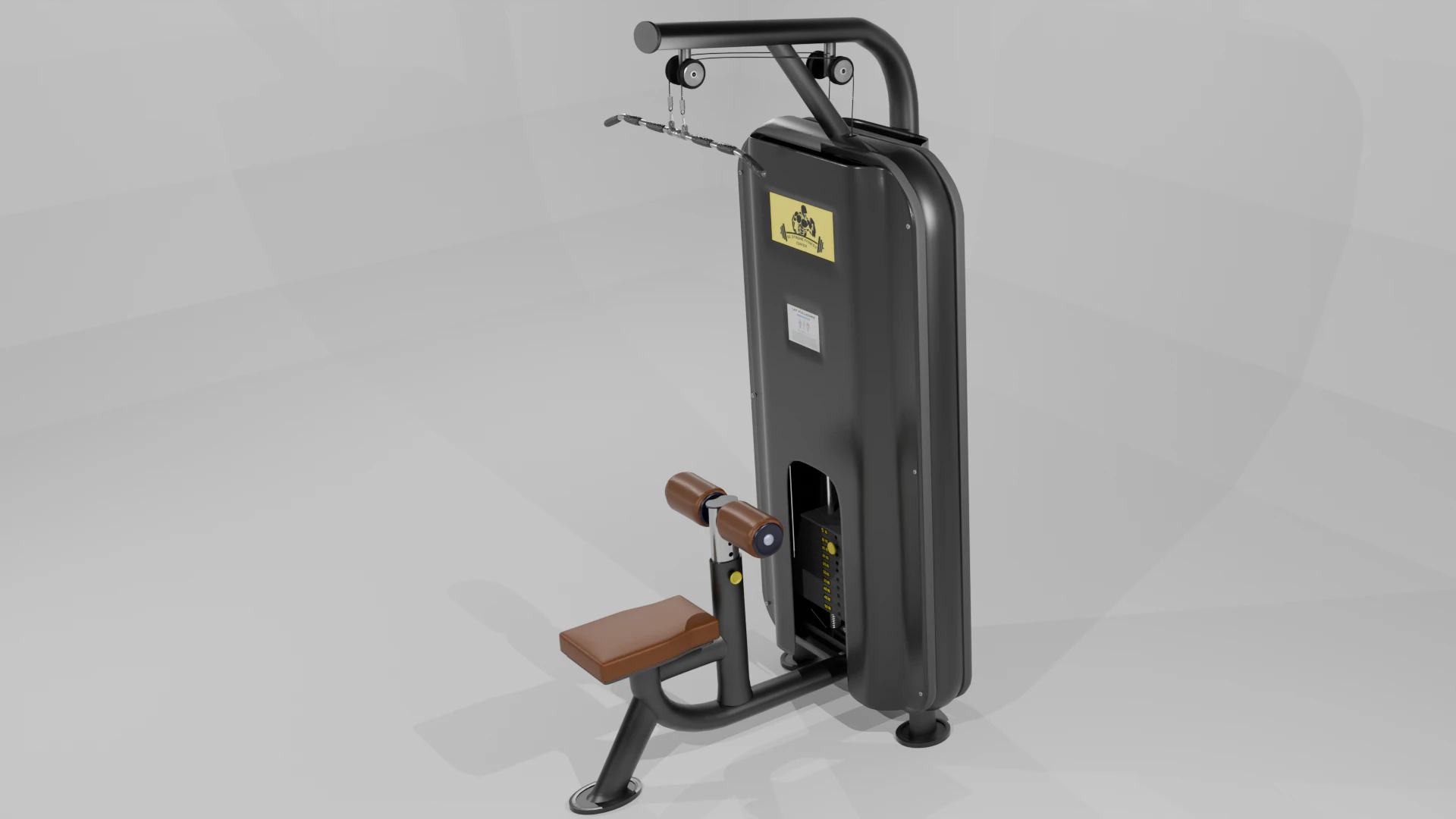 pulldown lateral Modelo 3D .c4d .max .obj .3ds .fbx .stl .blend 