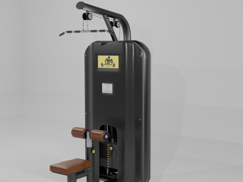 Lat pulldown Modèle 3D