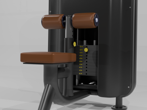 Lat pulldown Modèle 3D