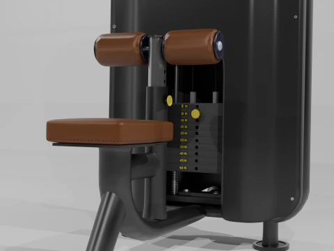 pulldown lateral Modelo 3D