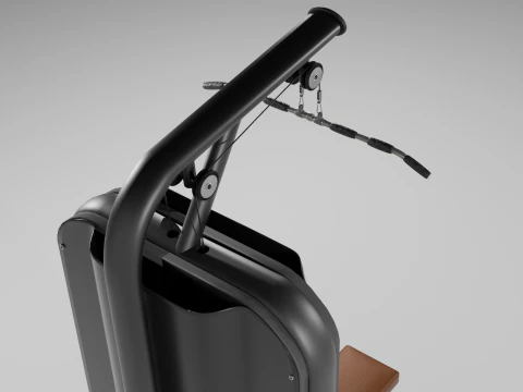 pulldown lateral Modelo 3D