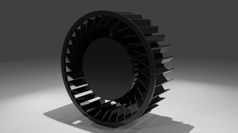 Brushless Radeon RX Vega 64 3D Model .c4d .max .obj .3ds .fbx .stl .blend 