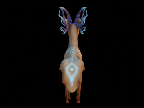Pretty mouse deer 3D Модель