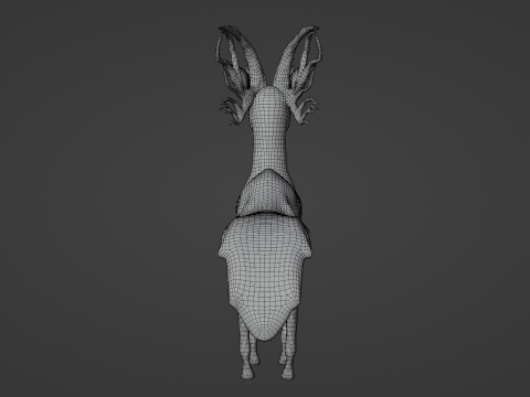 Pretty mouse deer 3D Модель