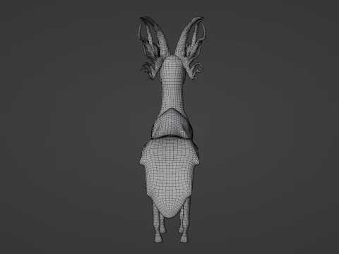 Pretty mouse deer 3D Model