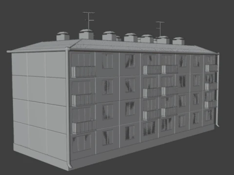 Ussr house 3D Model