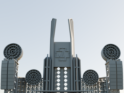 Rammstein stage 3D Print Model