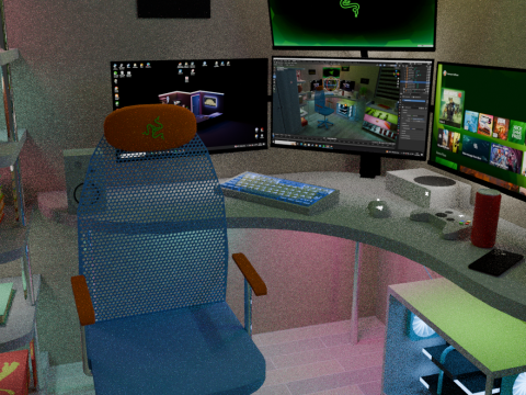 Room interior 3D-Modell