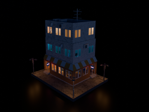 Usa house 3Dモデル