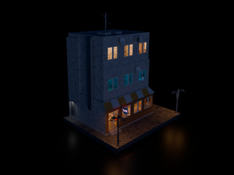Usa house 3Dモデル