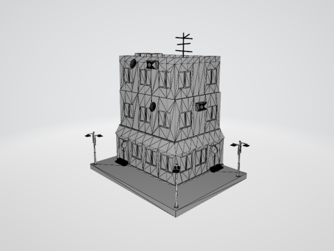 Usa house 3Dモデル