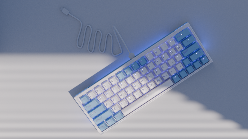 Keyboard gaming 3D Model .c4d .max .obj .3ds .fbx .stl .blend 
