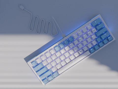 कीबोर्ड गेमिंग 3D मॉडल