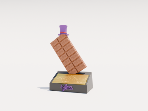 Willy Wonka Chocolate 3Dモデル