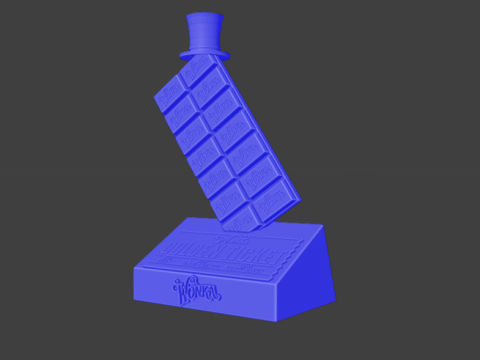 Willy Wonka Chocolate 3D Model