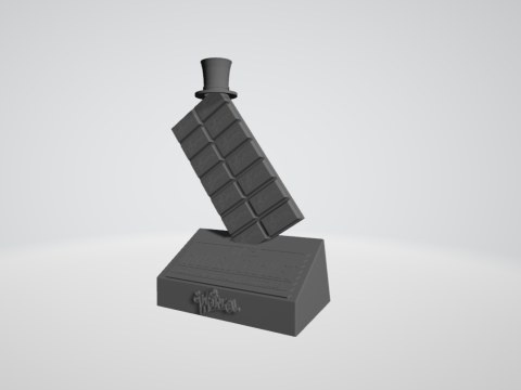 Willy Wonka Chocolate 3D Model