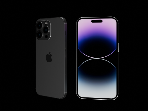 IPhone 14 pro 3D 모델