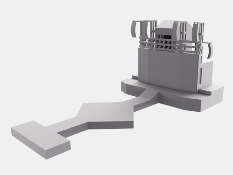 Est&aacute;gio r&aacute;pido de Taylor Modelo de Impressão 3D