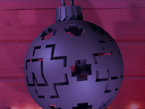 Rammstein christmas ball 3Dプリントモデル