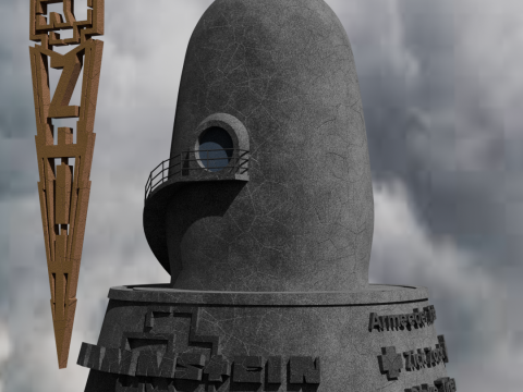 Visualization of the album ZEIT by the band rammstein 3D 프린트 모델