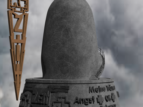 Visualization of the album ZEIT by the band rammstein 3Dプリントモデル