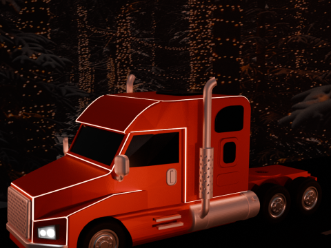 Coca cola truck Christmas 3D प्रिंट मॉडल