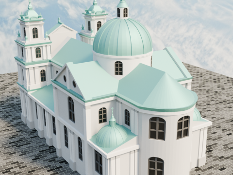 Church in Grodno 3D 打印模型