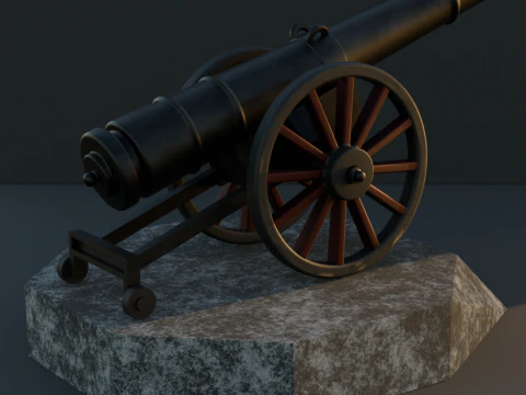 Cannon acdc 3D Print Model
