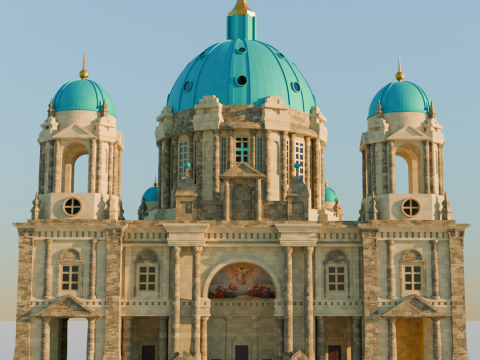 Berlin Cathedra - Berlin dom 3D 프린트 모델