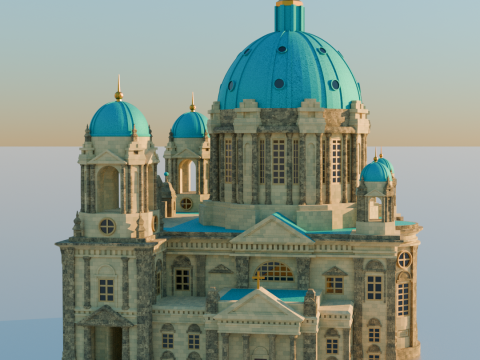 Berlin Cathedra - Berlin dom 3D Принт Модель