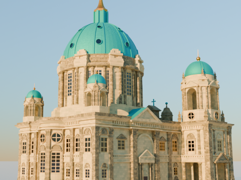 Berlin Cathedra - Berlin dom 3D Принт Модель