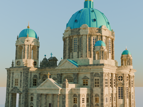 Berlin Cathedra - Berlin dom 3D Принт Модель