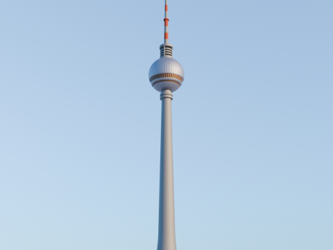 Sights in Germany Cologne Cathedral Berlin Cathedral Berlin Tower 3D-printmodel