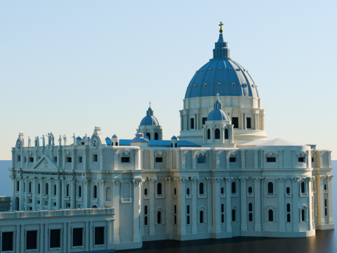 St Peter Basilica in vatican Modelo de impresión 3D