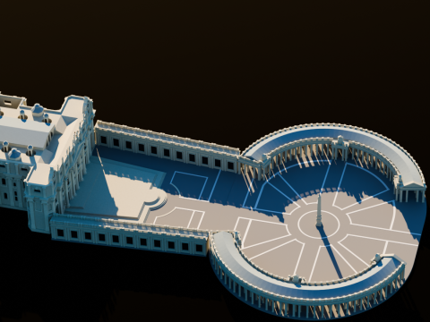 St Peter Basilica in vatican Modelo de impresión 3D