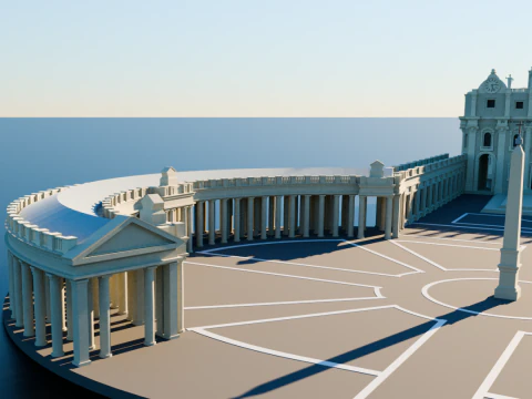 St Peter Basilica in vatican 3D Print Model