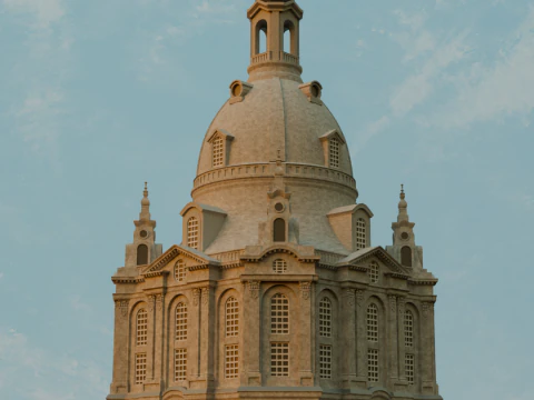 Фрауэнкирхе в Дрездене 3D Принт Модель