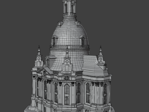 Frauenkirche in Dresden Modelo de Impressão 3D