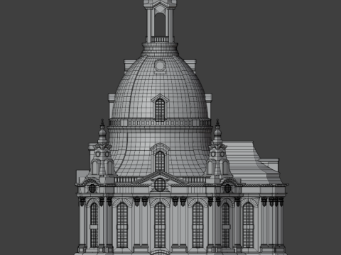 Frauenkirche in Dresden Modelo de Impressão 3D