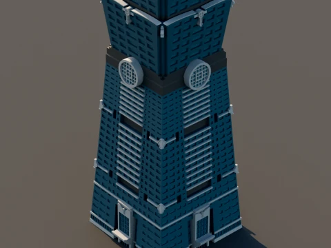 Taipei 101 3D Print Model