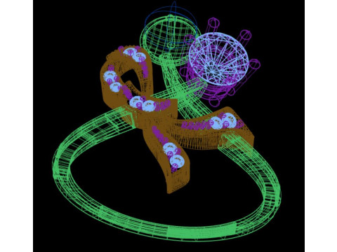 Women ring Modelo de impresión 3D
