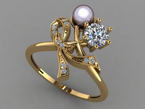 Women ring 3D Print Model